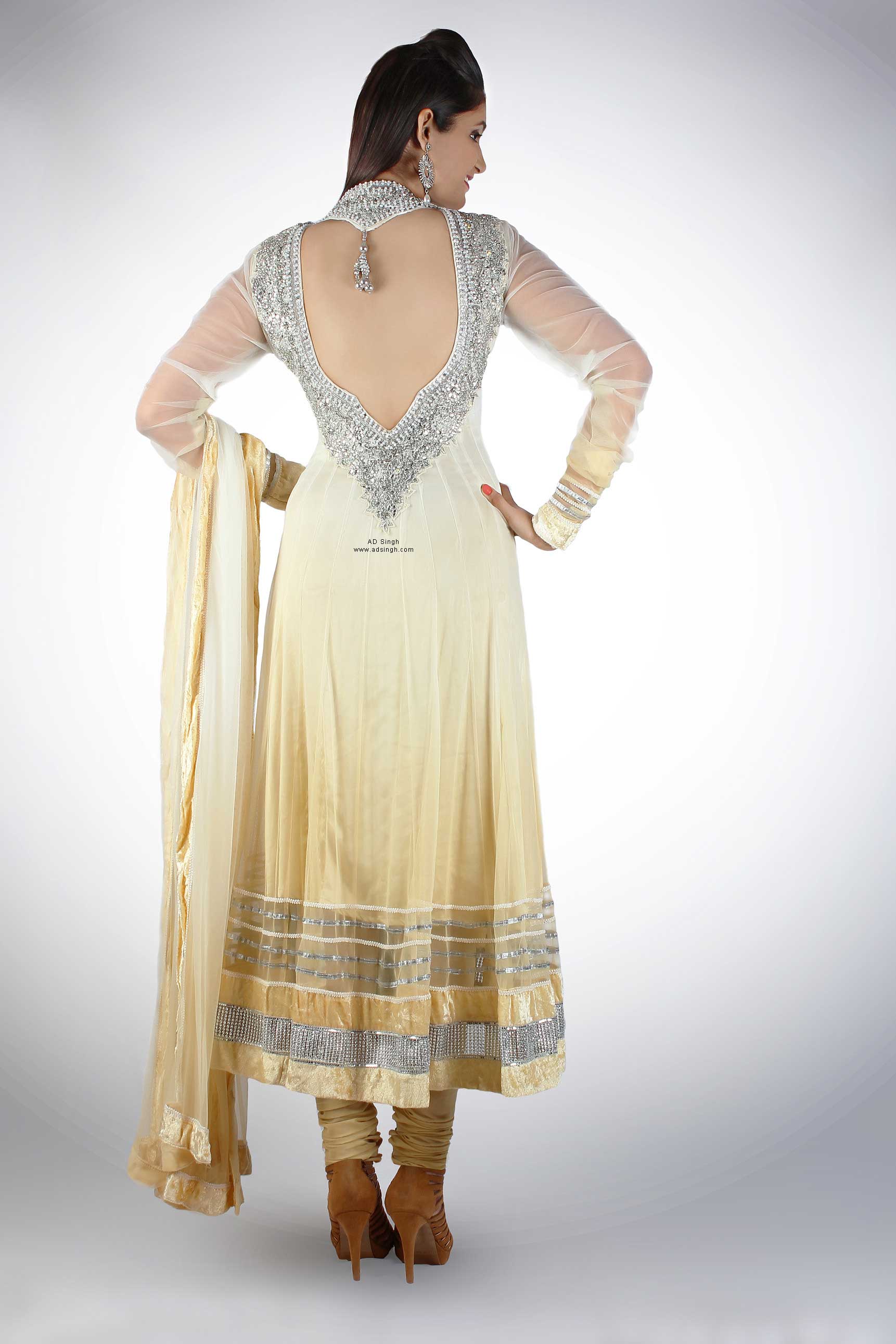 floor length anarkali kurta