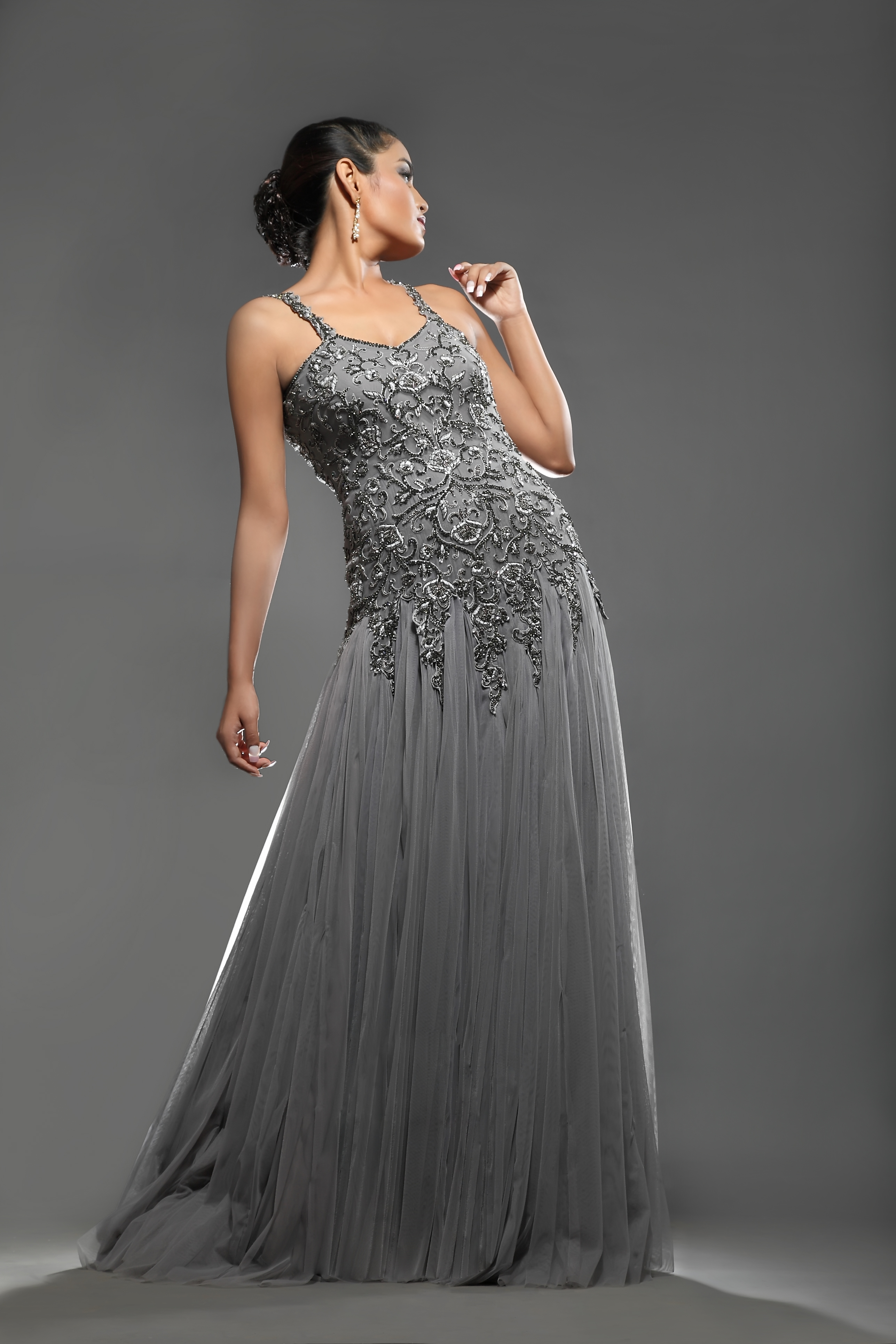 Grey Prom Dress 2015