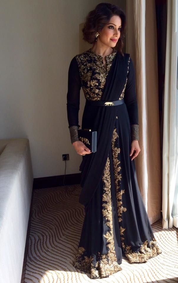 Mashup saree gown