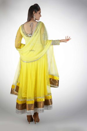 yellow-anarkali-deep-back-silver-embroidery