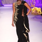 Black-gown-saree
