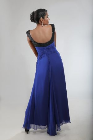 Electric_blue_cocktail_dress_back