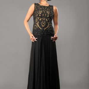 Black_nude_indian_designer_gown