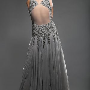 Grey_prom_dress_2015_back