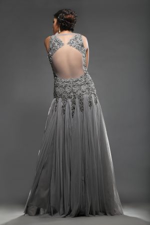 Grey_prom_dress_2015_back