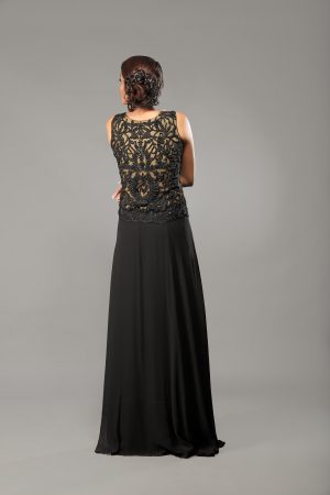 black_nude_designer_gown_back