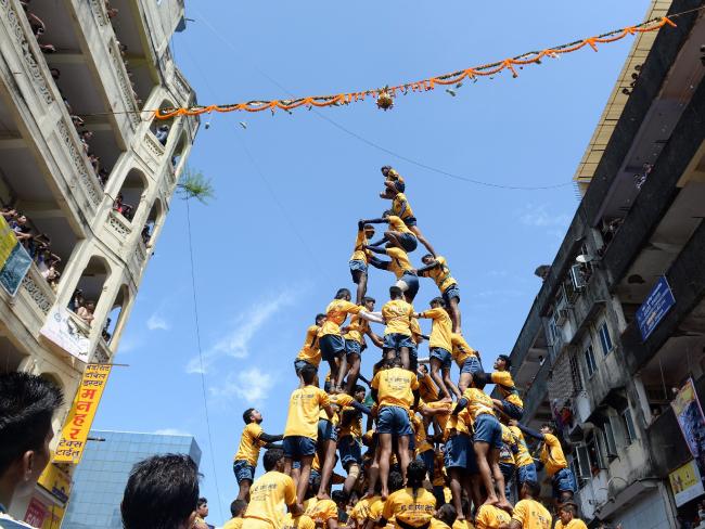 Janmashtami Human pyramids