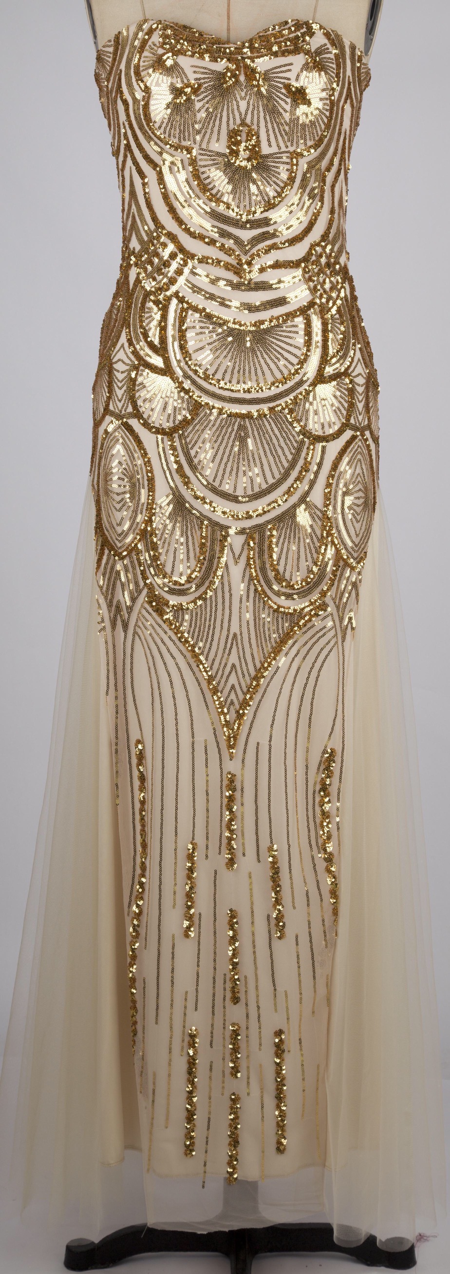 Pageant dress gold