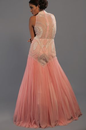 Baby-Pink-Halter-Gown-back