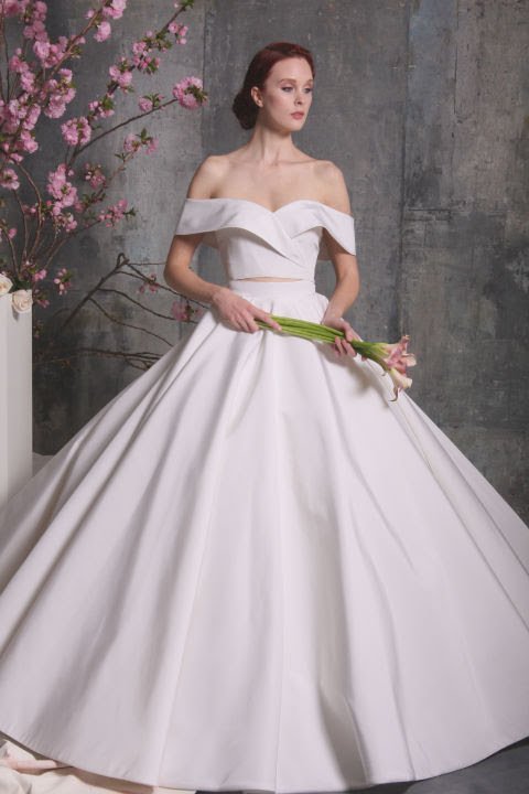 Off Shoulder ball Gown look