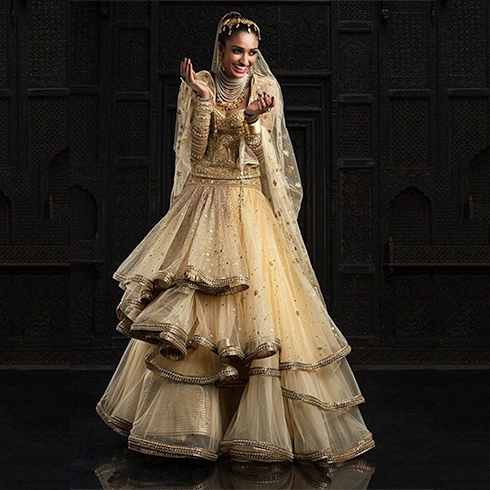 Layered Lehengas