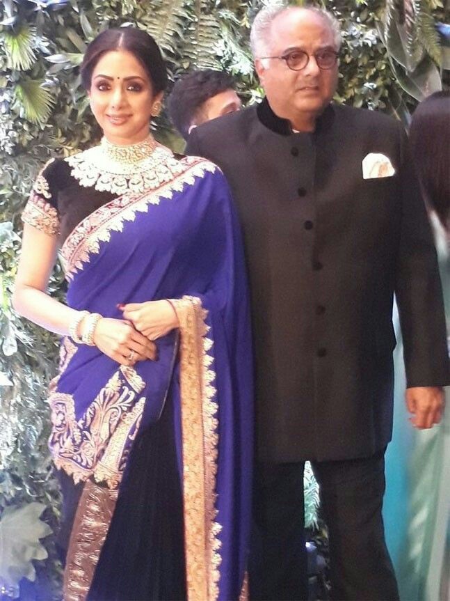 Sridevi in a Sari