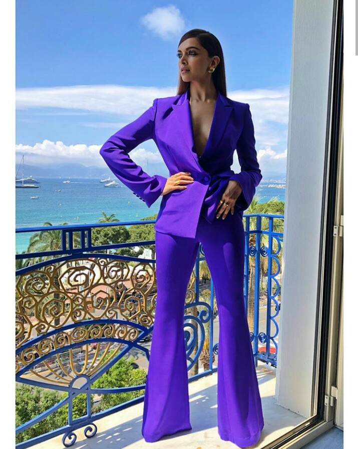 Deepika Padukone in a Suit