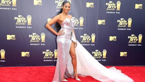 Tiffany Haddish in Alexandra McQueen