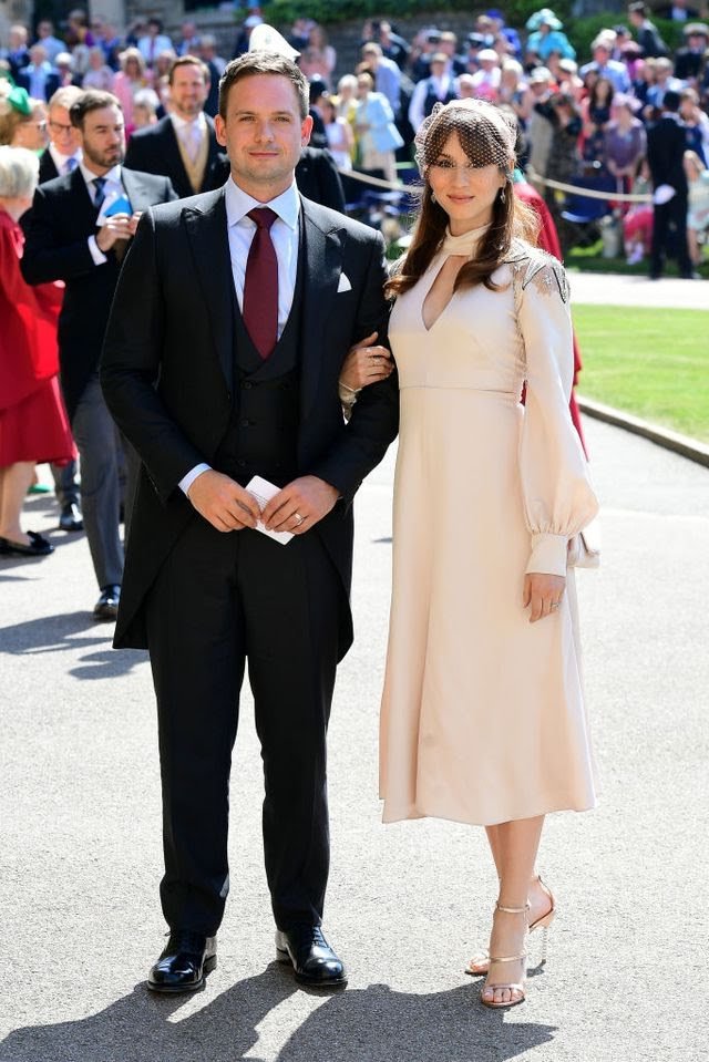 Troian Bellisario at the Royal Wedding