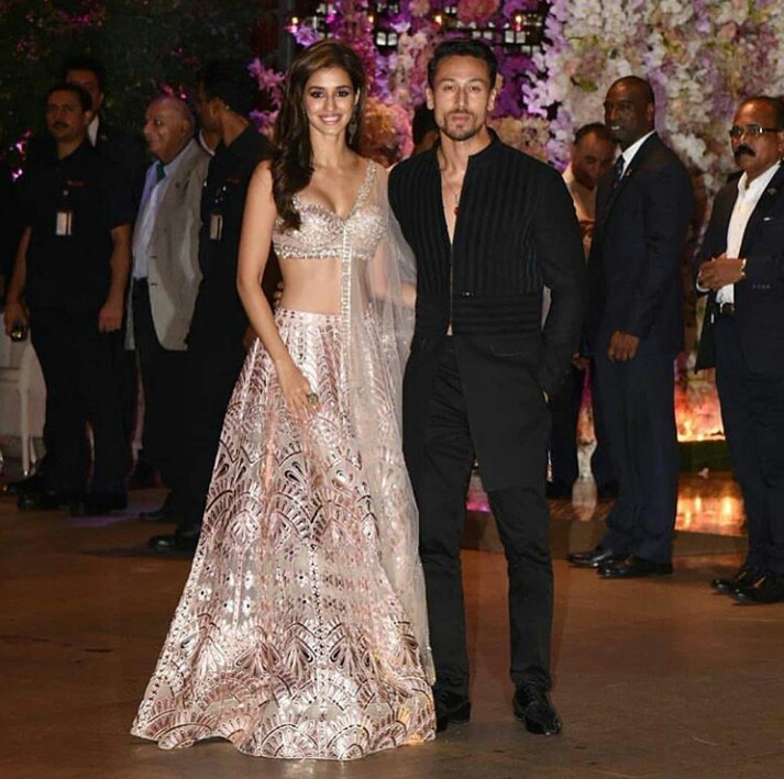 Disha Patani with Tiger Shroff