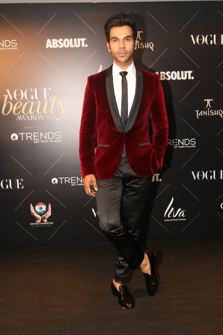 Raj Kumar Rao in a velvet suit