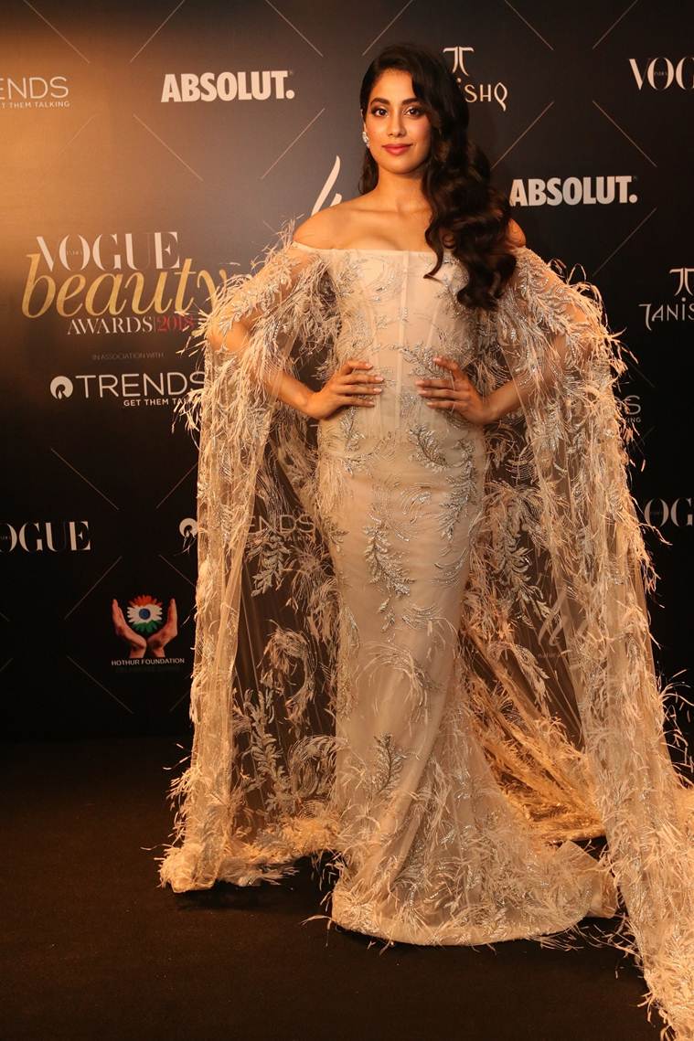 Janhvi Kapoor at the Vogue Beauty Awards 2018