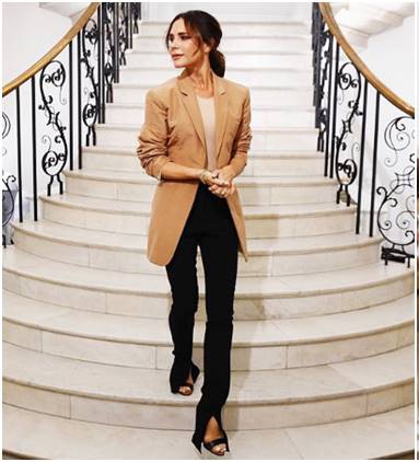 Victoria Beckham at the London Fahsion Week