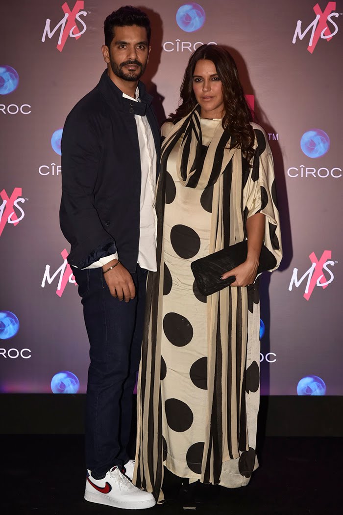 Angad Bedi with Neha Dhupia