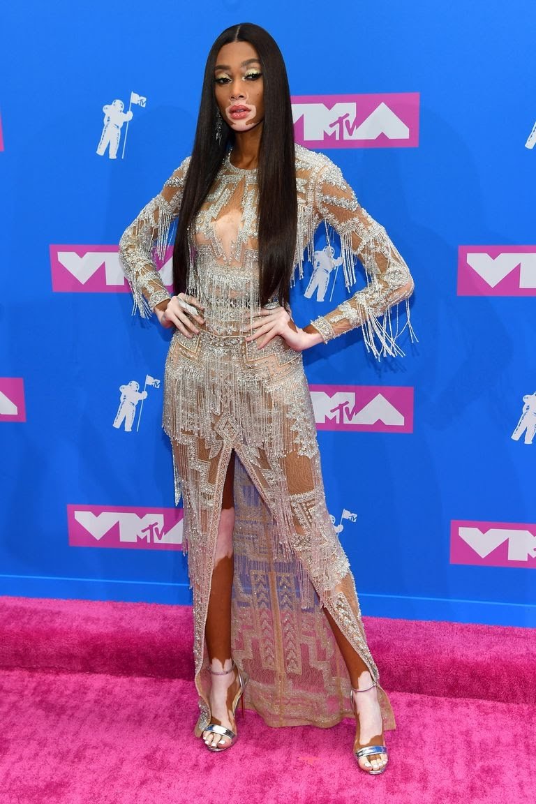 Winnie Harlow at the MTV awards