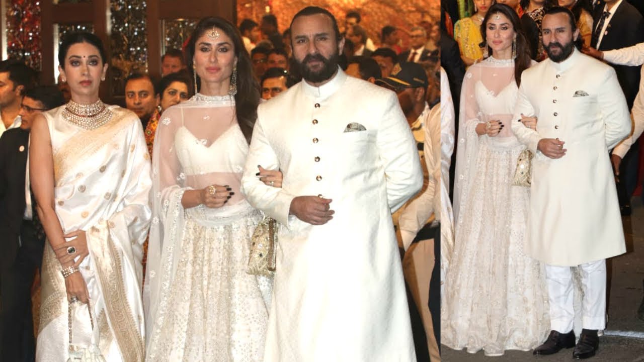 Kareena Saif and Karisma at Isha Ambani Wedding