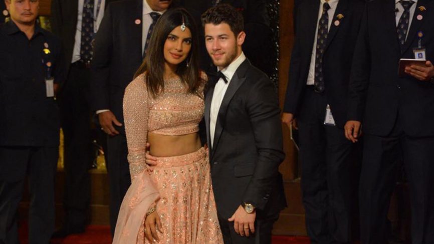Priyanka Chopra Jonas and Nick Jonas at Isha Ambanis wedding
