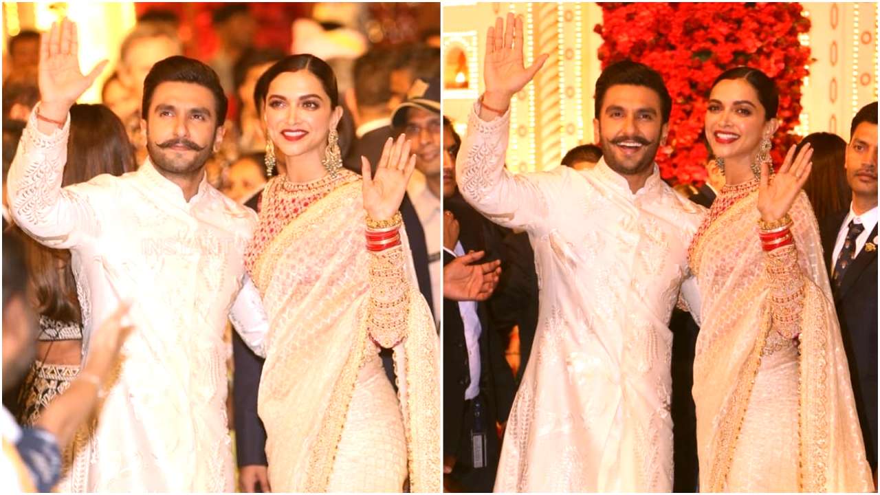 Ranveer Singh & Deepika at Isha Ambani Wedding