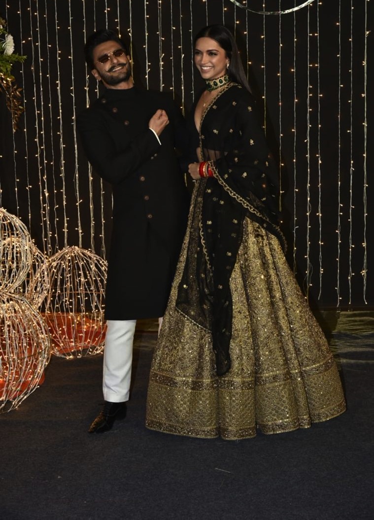 Ranveer & Deepika at Priyanka Nick Reception