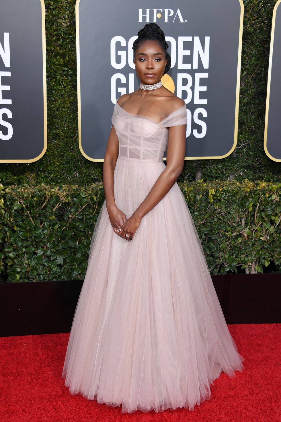 Kiki Layne attends the 76th annual golden globe awards