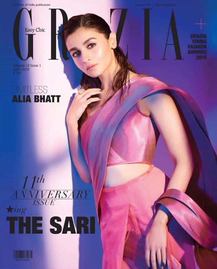 Alia Bhatt grazing Grazia