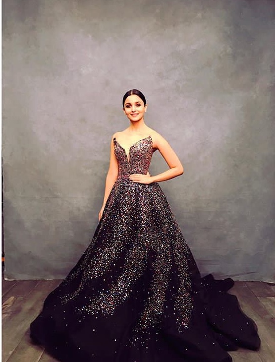 Alia Bhatt in Zuhair Murad