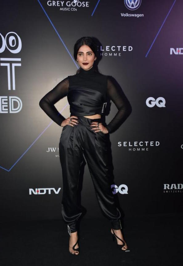 Shruti Haasan at the GQ awards 2019