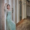 Cascades of Winter icicles gown