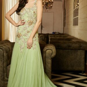 Mint Oscar Trail Gown