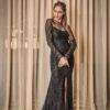 Stars under blanket black sky Gown