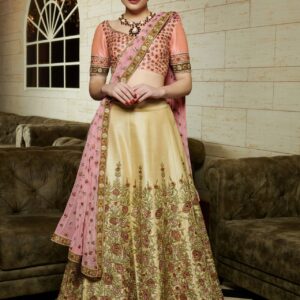 Vintage Gold Bridal Lehenga