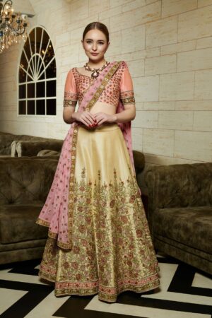 Vintage Gold Bridal Lehenga