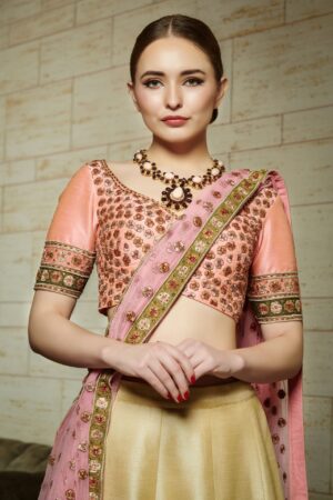 Vintage Gold Bridal Lehenga