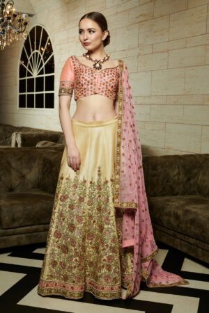 Vintage Gold Bridal Lehenga